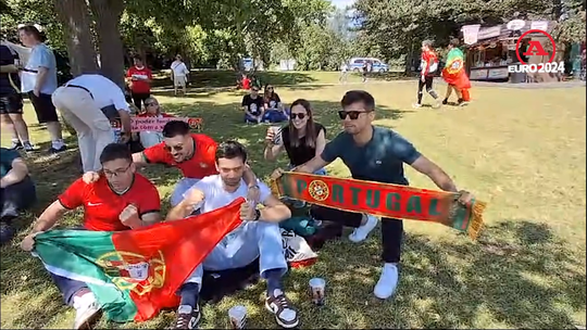 A Fan Zone a poucas horas do Turquia-Portugal