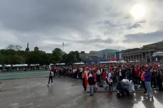 Chuva deu tréguas em Estugarda