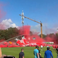 Susto em jogo do Twente: enorme 'tifo' cai sobre adeptos (vídeo)