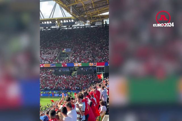 Explosão de alegria no primeiro golo