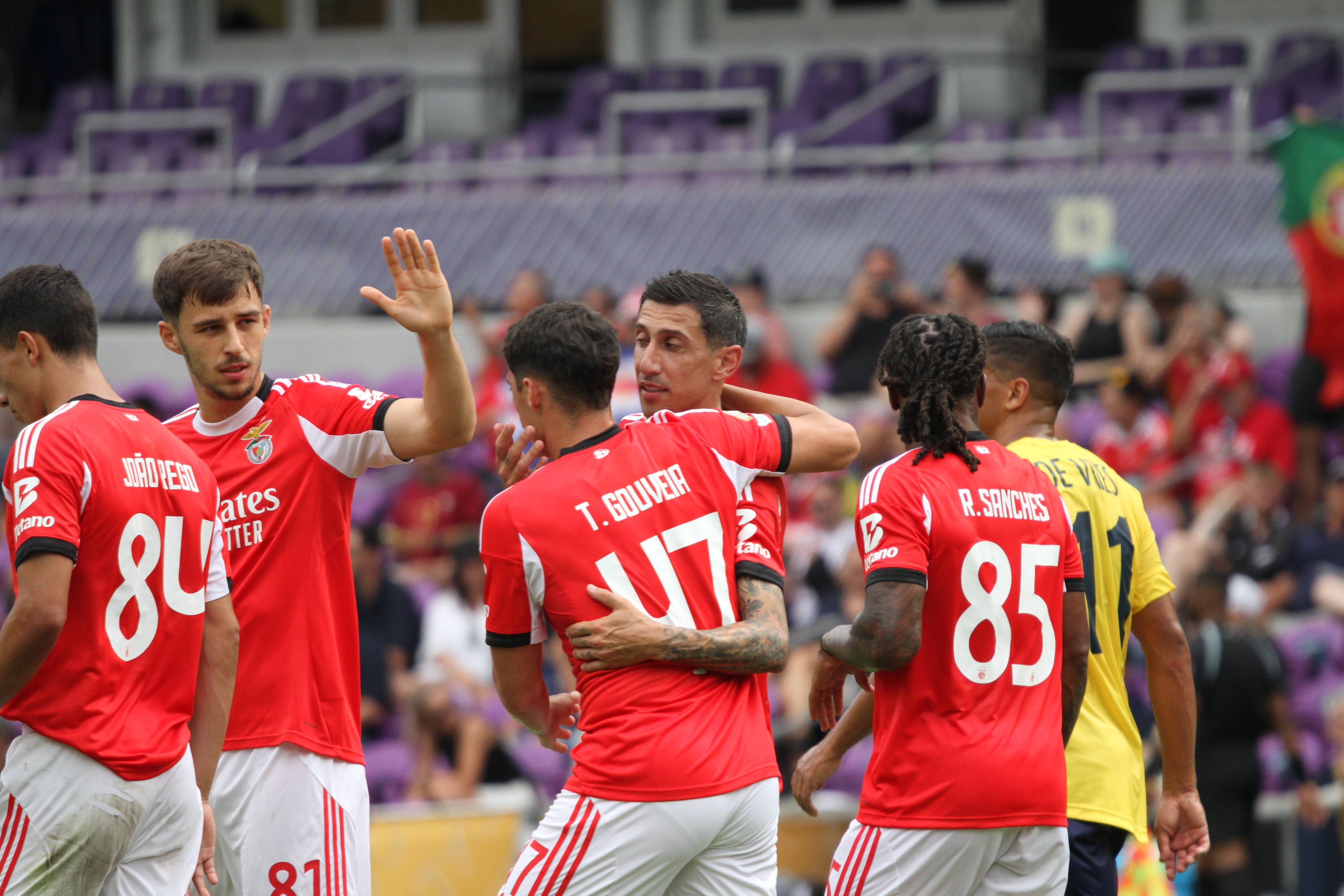 Jogadores do Benfica no Mundial de Clubes