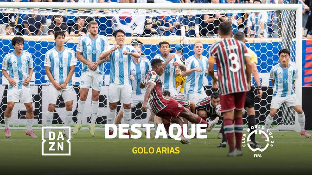 Então Arias? Nem parece que é o primeiro golo de livre