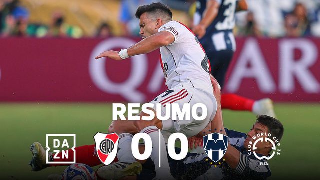 River Plate-Monterrey: houve faltas e cartões, faltaram os golos (resumo)