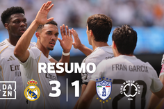 Jogo quase todo com menos um não foi problema para o Real Madrid (resumo)