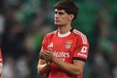 António Silva, 22 anos, tem contrato com o Benfica até 2027 — Foto: Miguel Nunes