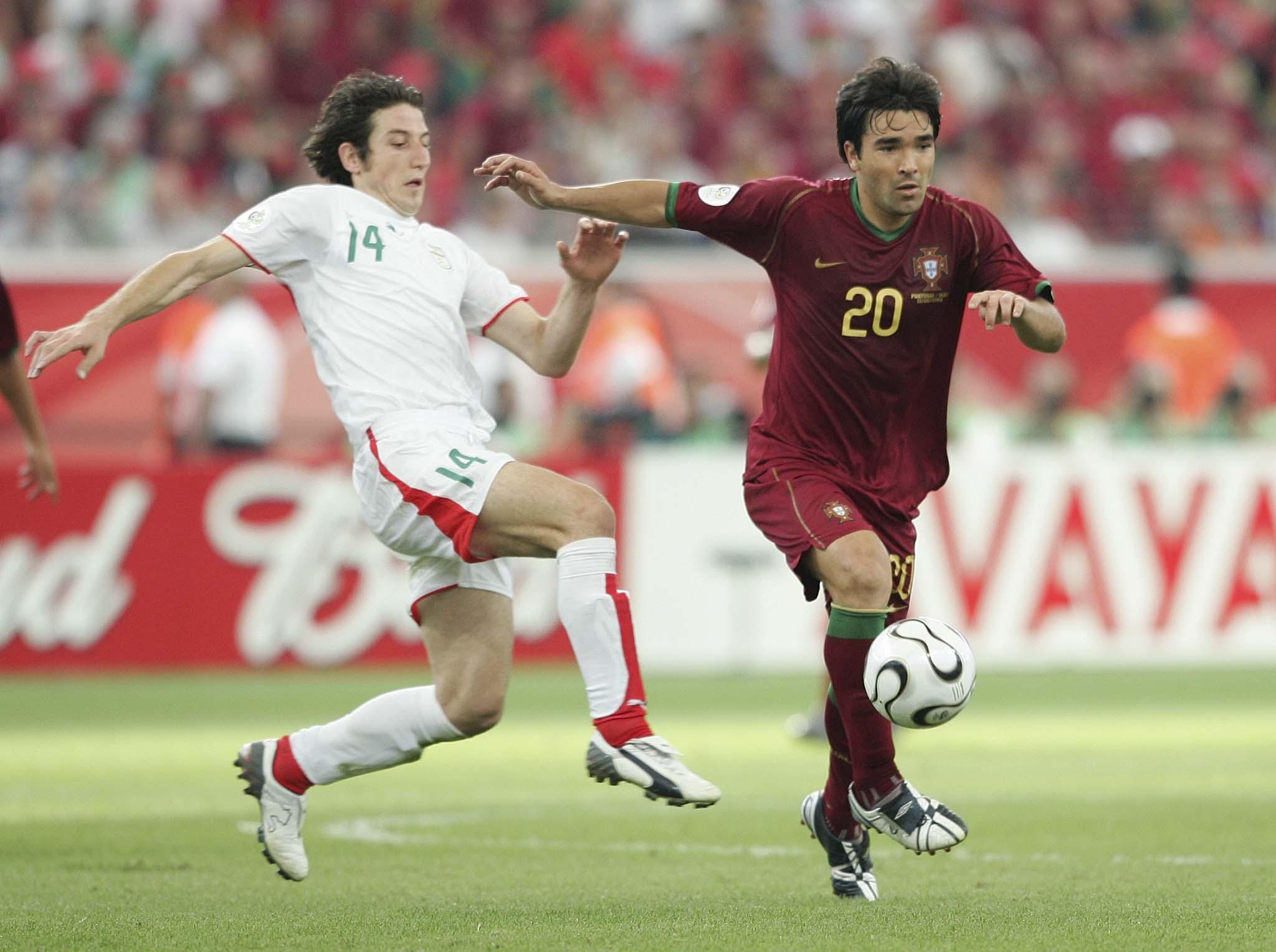 Deco: um golo em cinco jogos jogos (2006 e 2010). Criativo inaugurou o marcador contra o Irão (2-1), na segunda jornada, na Alemanha. Somou 400 minutos