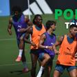 Direto: siga o último treino da Seleção antes do jogo com o Uzbequistão