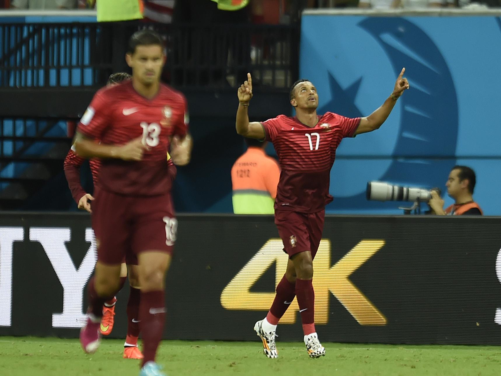 Nani - um golo em três jogos (2014). O antigo extremo iniciou reação contra os EUA, na segunda jornada. Somou 270 minutos