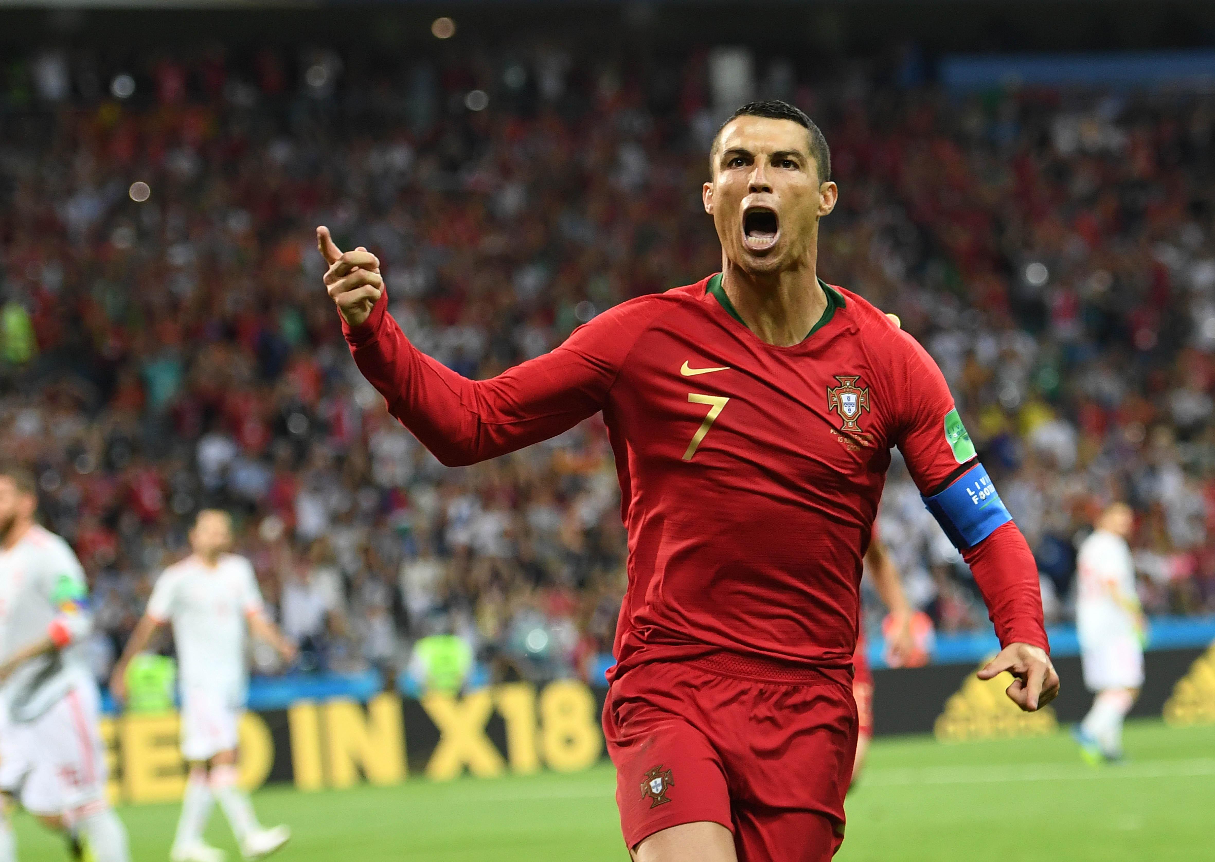 Cristiano Ronaldo: oito golos em 23 jogos (2006, 2010, 2014, 2018, 2022 e 2026) O avançado luso persegue o recorde de Eusébio no sexto Mundial da carreira. Assinou quatro golos em 2018, incluindo um hat trick contra a Espanha - Foto: A BOLA
