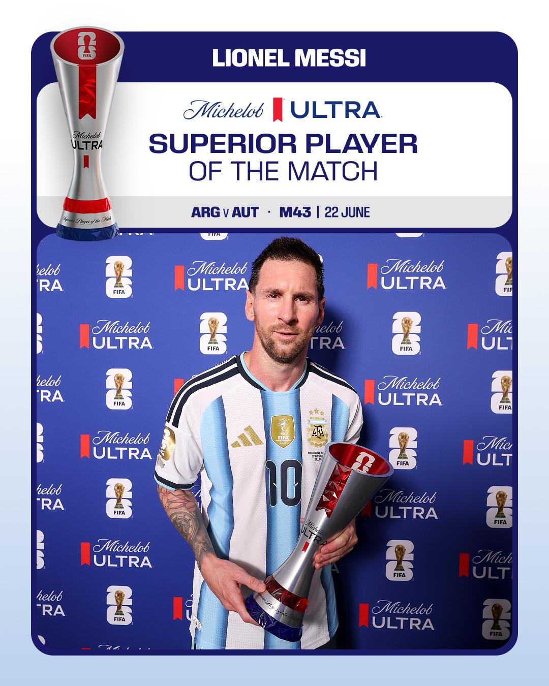 Argentina-Áustria: Lionel Messi