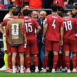 Roberto Martínez, selecionador nacional, dá indicações aos jogadores durante a partida de Portugal com a RD Congo - Foto: Imago