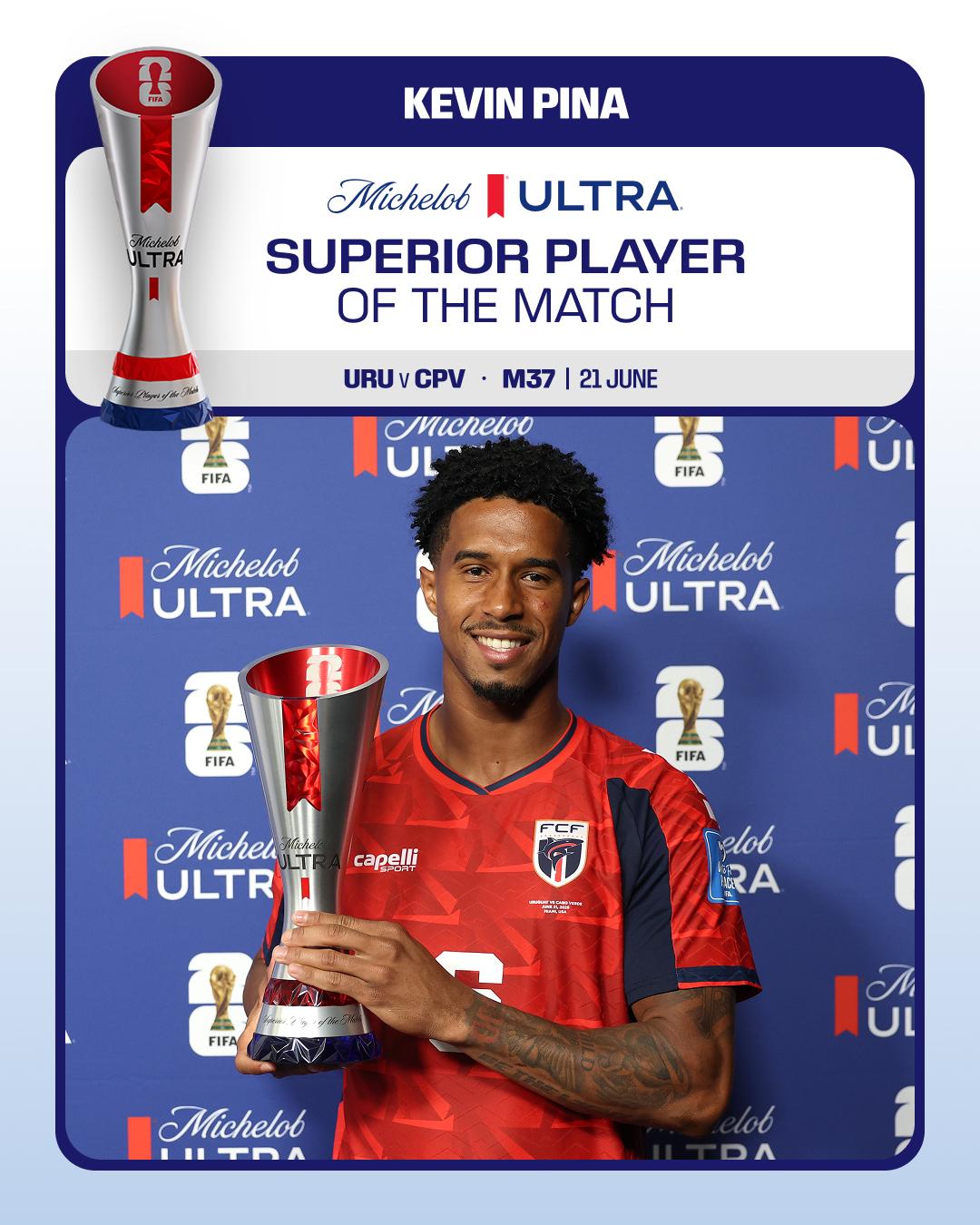 Uruguai-Cabo Verde: Kevin Pina