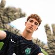 André Tomé assinou contrato de formação com o Sporting - Foto: SPORTING CP
