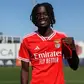 Beni Souza, que passou pelo Benfica na época 2024/2025, chega à elite nacional pela porta do Estrela da Amadora — Foto: Benfica