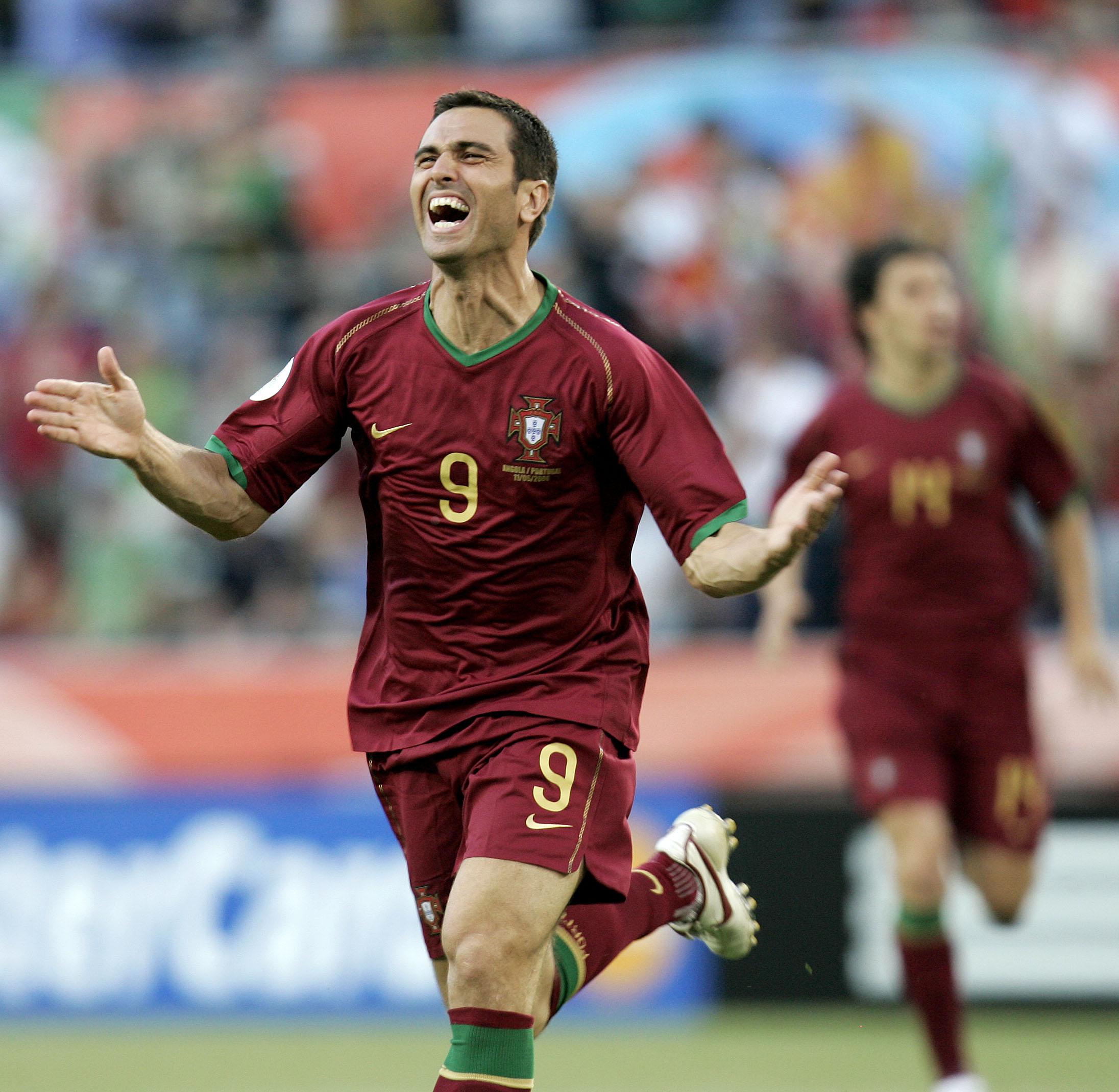 Pauleta: quatro golos em nove jogos (2002 e 2006). Portugal foi eliminado na fase de grupos na Coreia, mas o avançado açoriano deixou marca com um hat-trick contra a Polónia. Voltou a picar o ponto na Alemanha