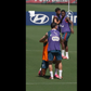 Boa disposição: Cristiano Ronaldo brinca com Francisco Conceição no treino