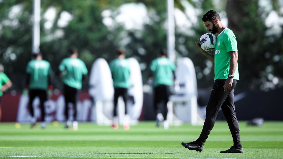 Sporting: Amorim continua a puxar pelos jogadores (fotogaleria)