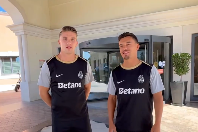 Gyokeres e Pedro Gonçalves: cicerones em Lagos