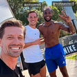 Renato Sanches a treinar com Adrien Silva e Cédric Soares em Portugal