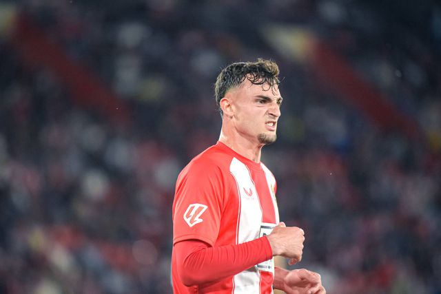 Marc Pubill no Almería na LaLiga 2