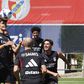 António Silva no treino do Benfica no Seixal