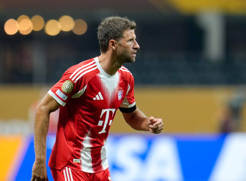 Thomas Muller a jogar pelo Bayern no Mundial de Clubes