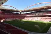 Novo relvado do Estádio da Luz a ser regado