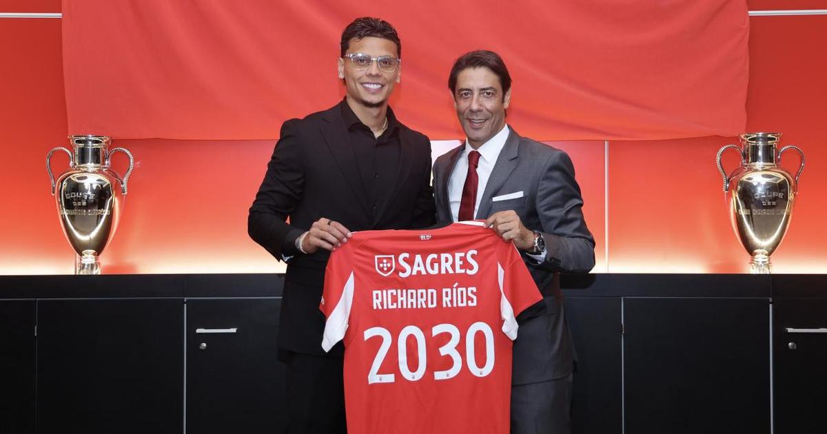 Mercado oficial: Richard Ríos é reforço do Benfica | A Bola
