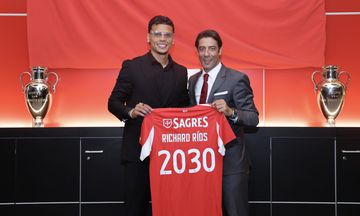 Mercado oficial: Richard Ríos é reforço do Benfica