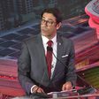 Rui Costa na apresentação do Benfica District