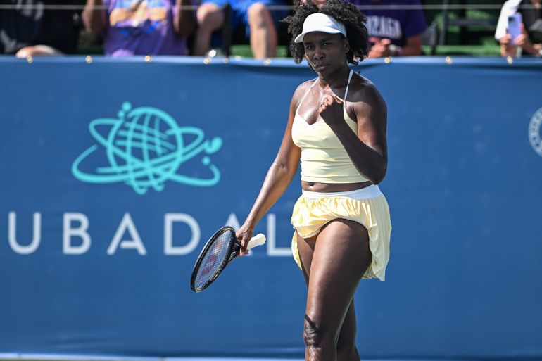 Venus Williams regressa aos 45 anos com triunfo em pares