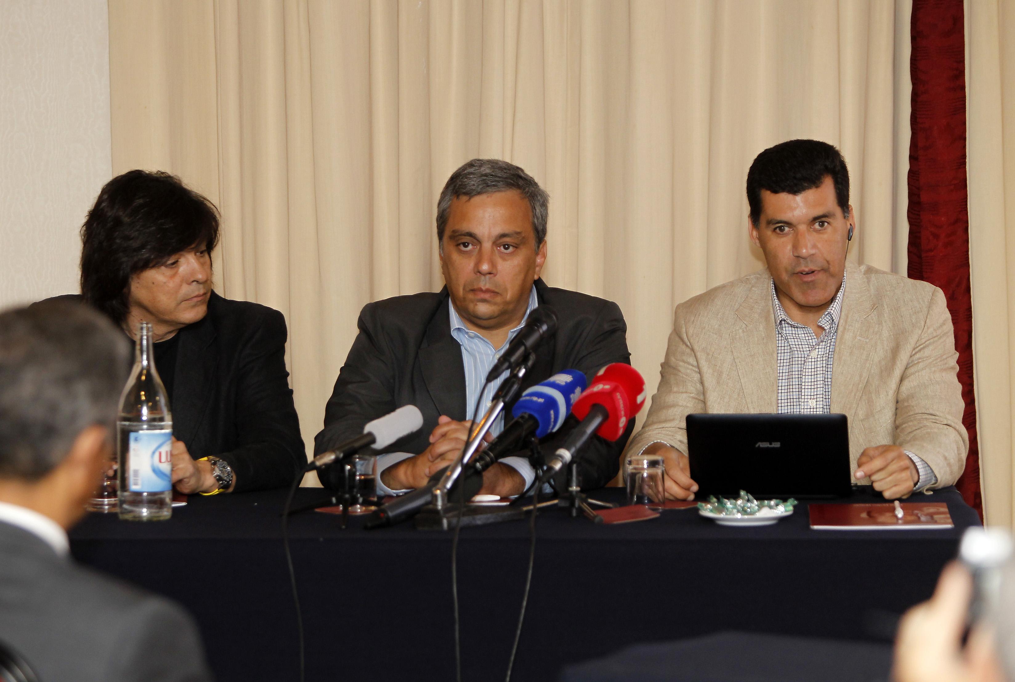 Luís Represas na apresentação do Comité Paralímpico de Portugal em maio de 2012 - Foto: A BOLA/António Azevedo