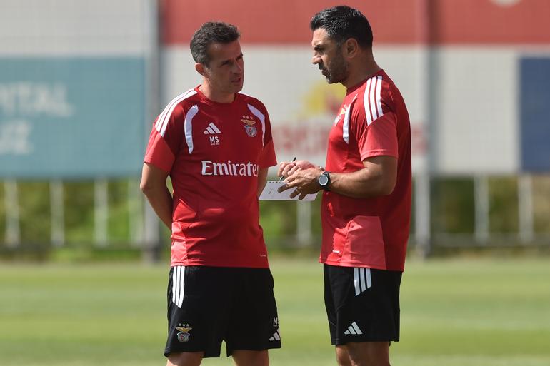 Marco Silva e Ricardo Rocha - Foto: A BOLA/Miguel Nunes