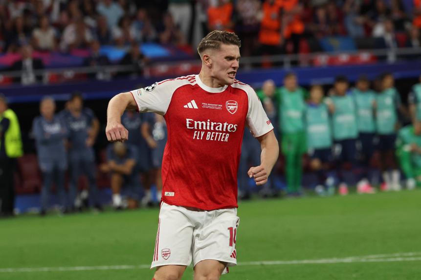 Viktor Gyokeres está no Arsenal desde o verão passado e venceu a Premier League - Foto: IMAGO