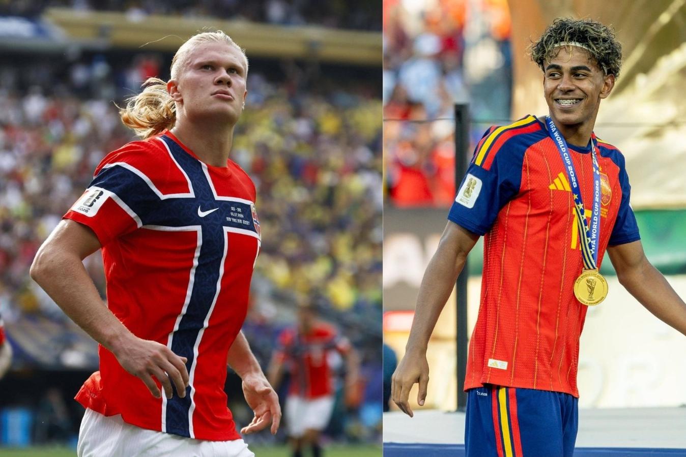 Haaland e Yamal destacaram-se no Mundial: o norueguês somou golos, o espanhol foi campeão aos 19 anos
