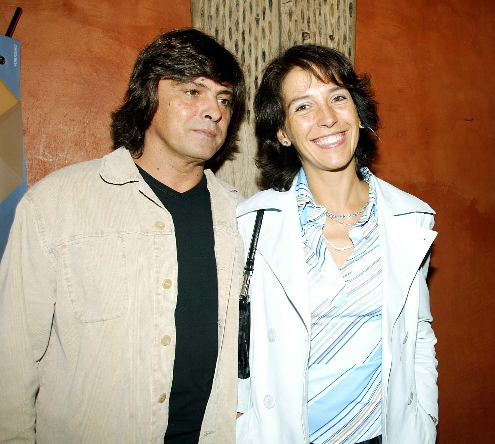 Luís Represas e Margarida Pinto Coelho em outubro de 2002 - Foto: A BOLA/André Alves
