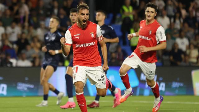 Ricardo Horta apontou, de penálti, o golo que deu o triunfo ao SC Braga diante do Zeleznicar Pancevo