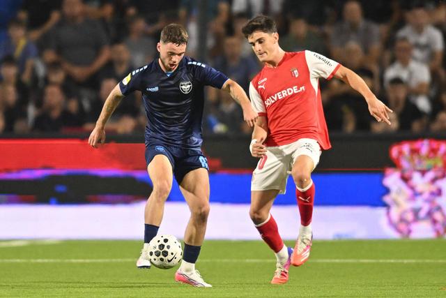 Duelo entre Zeleznicar Pancevo e SC Braga, da primeira mão da segunda pré-eliminatória da Liga Conferência, ainda não tem golos