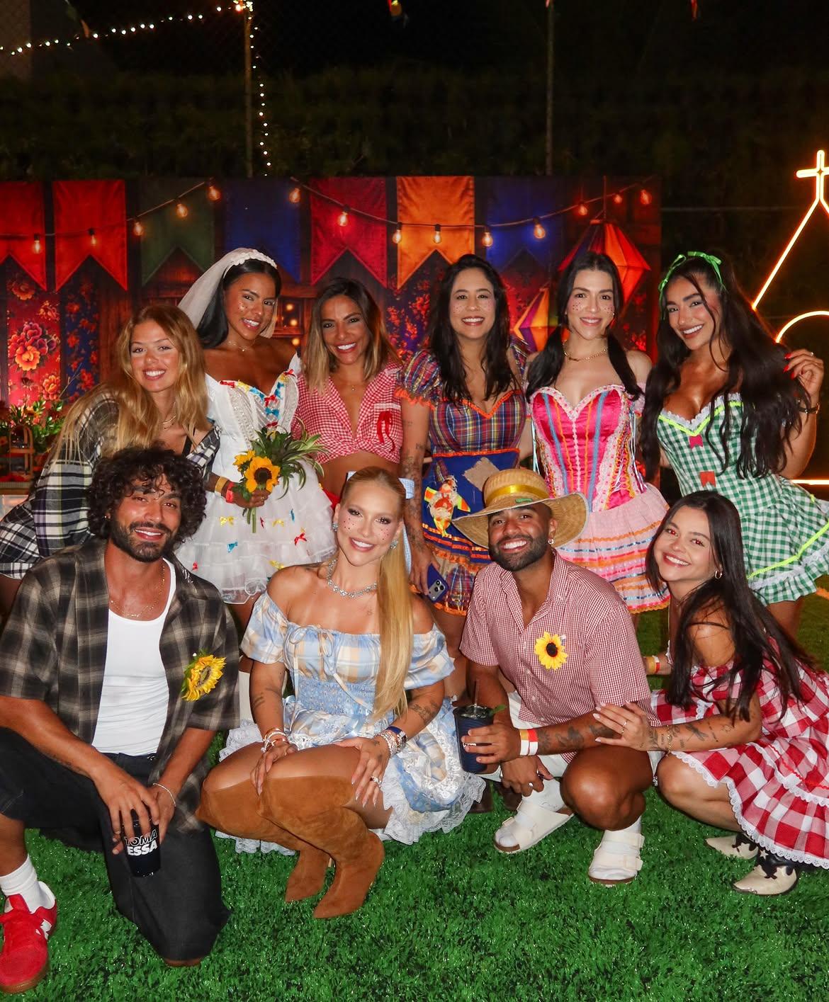 Virginia em festa temática junina - Foto: Instagram/Virginia