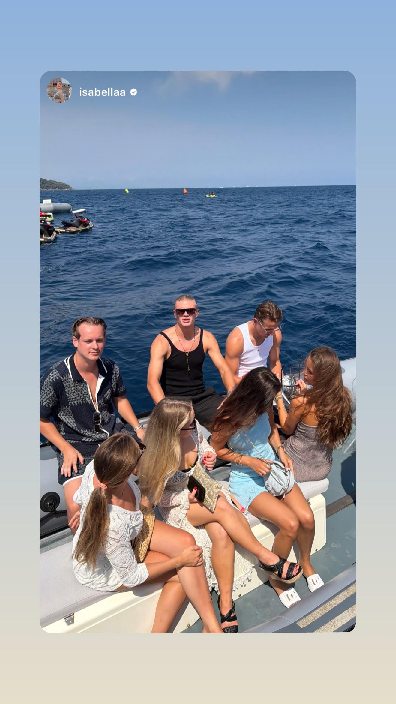 Erling Haaland festejou 26.º aniversário no Sul de França - Instagram/Erling