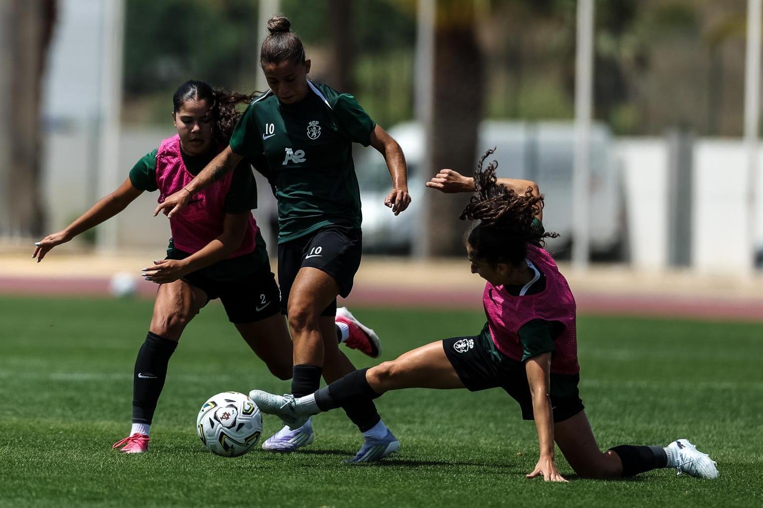 Leoas ficam no Algarve até sexta-feira - Foto: SPORTING CP