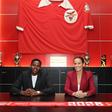 Seimeyeha Janet Akekoromowei ao lado da diretora-geral Mónica Jorge - Foto: Benfica