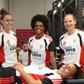 Diana Gomes, Diana Silva, Marit Lund e Catarina Amado no dia 1 da pré-época - Foto: SL Benfica