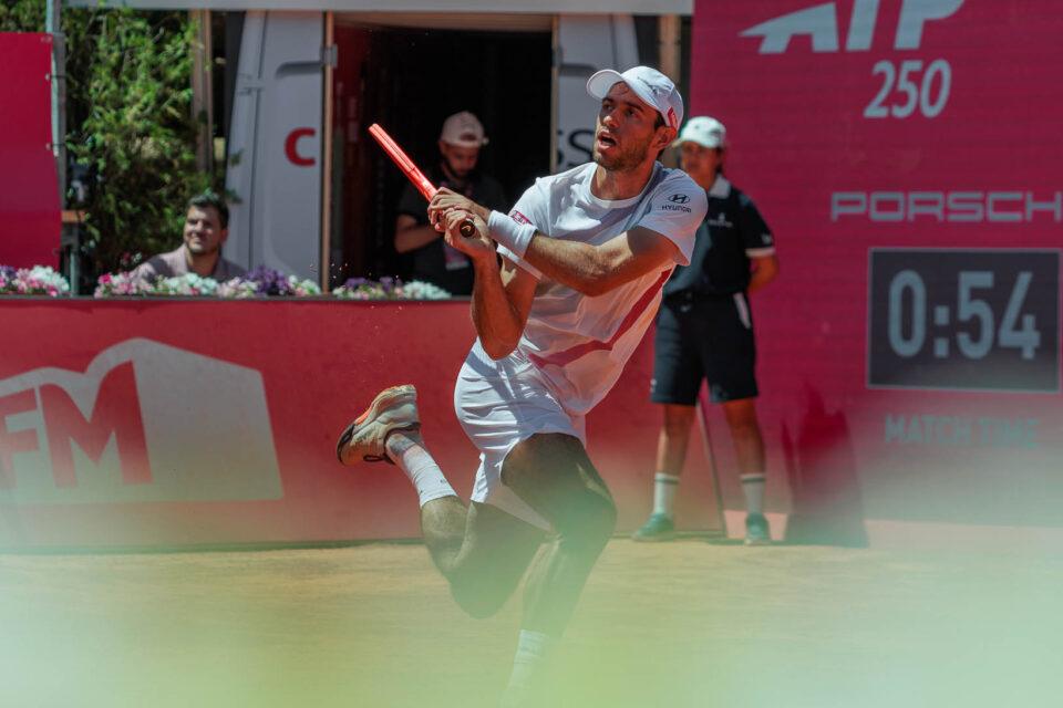 Nuno Borges mostrou-se muito desiludido com a sua exibição no Estoril Open. Foto Beatriz Ruivo/FPT