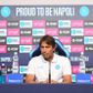 Antonio Conte na conferência de imprensa de antevisão ao jogo com Sassuolo Foto: SSC Napoli