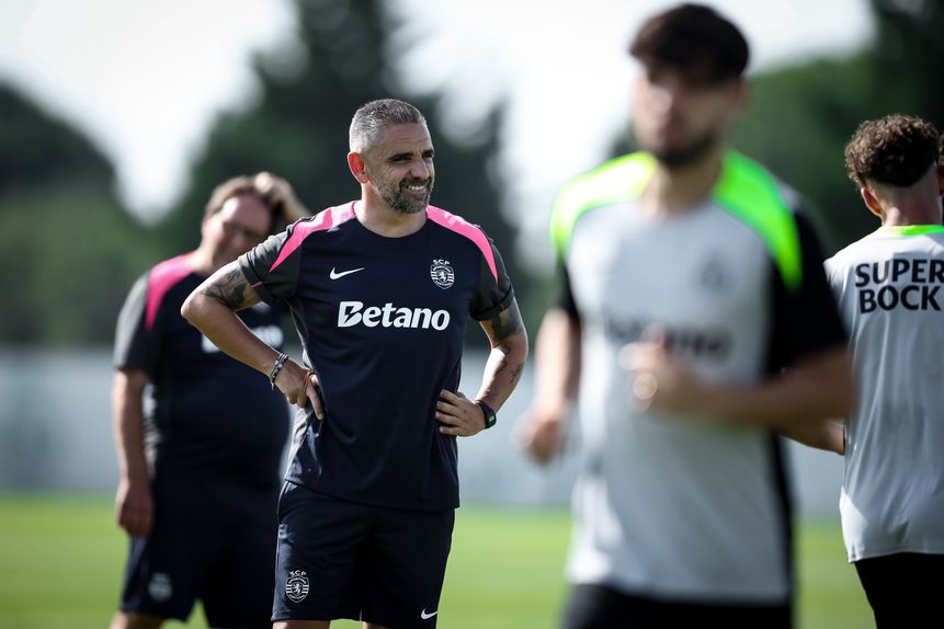 Rui Borges, treinador do Sporting (SPORTING CP)
