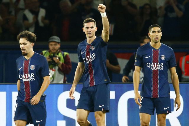 Fabián Ruiz dá a vitória ao PSG na segunda jornada da Ligue 1 frente ao Angers Foto: PSG
