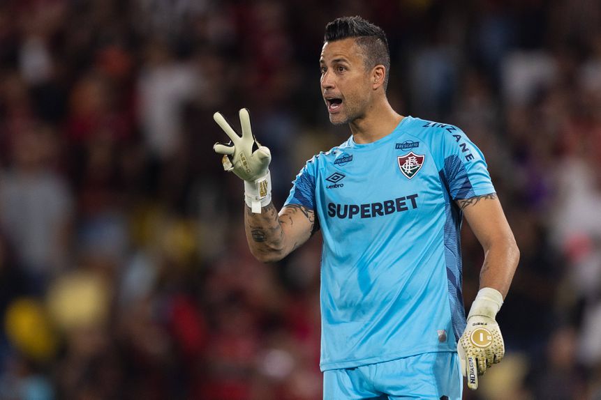 Fábio, guarda-redes de 44 anos do Fluminense, é o jogador mais velho no Brasileirão de 2025