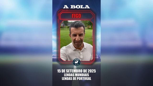Figo deixa apelo para o Legends Charity Game