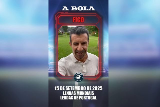 Figo deixa apelo para o Legends Charity Game